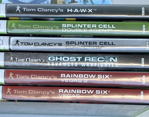 Lot xbox 360 tom clancy - lot, of
